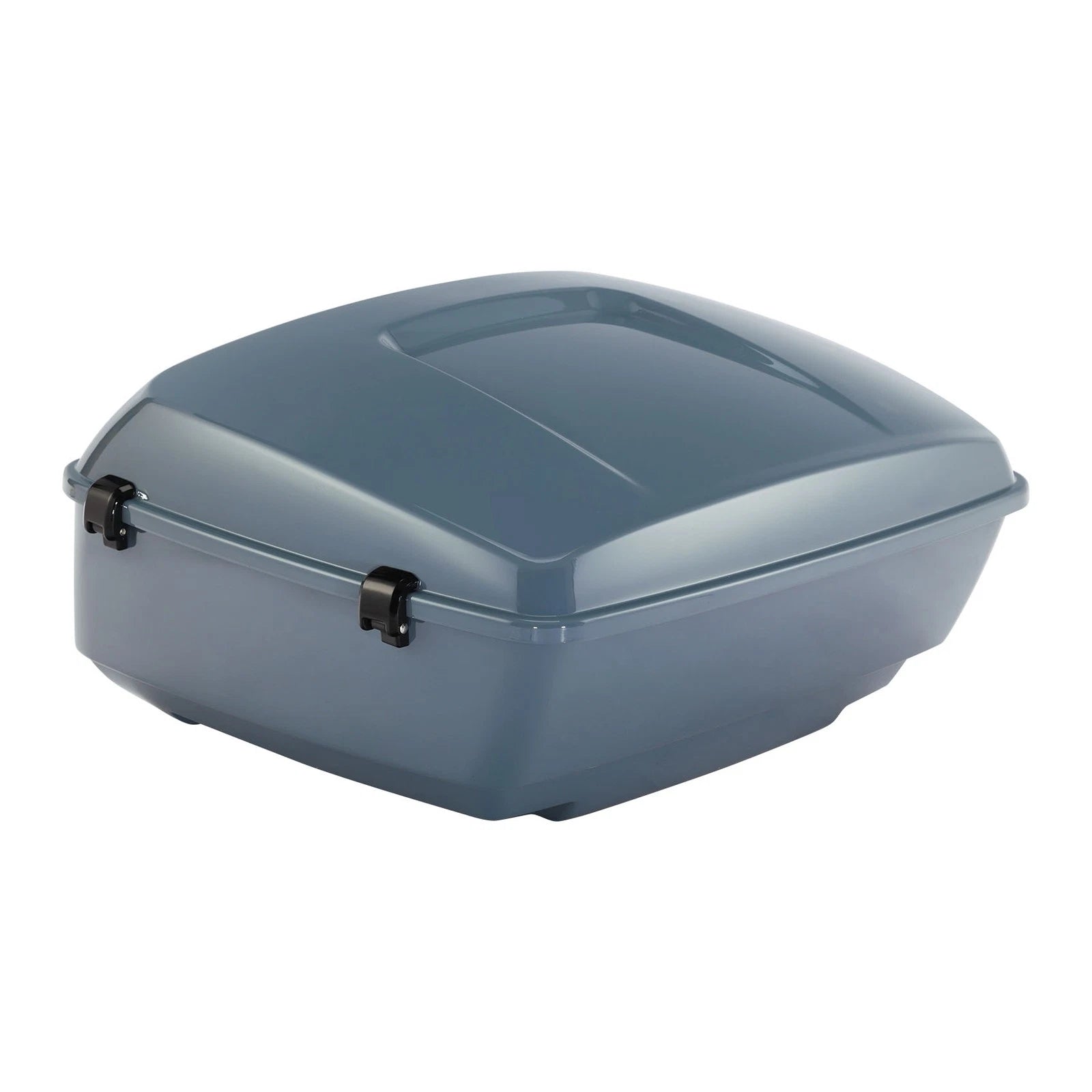 King Trunk for Harley CVO Street Road Glide (2014–2025) Sharkskin Blue Firestorm