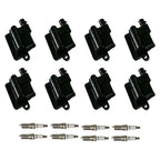 Set of 8 Ignition Coils & Spark Plugs for Express 1500 2500 3500 Silverado 1500 (2003–2023)