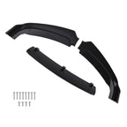 Gloss Black Front Bumper Splitter for BMW F30 320i 328i (2012–2015)