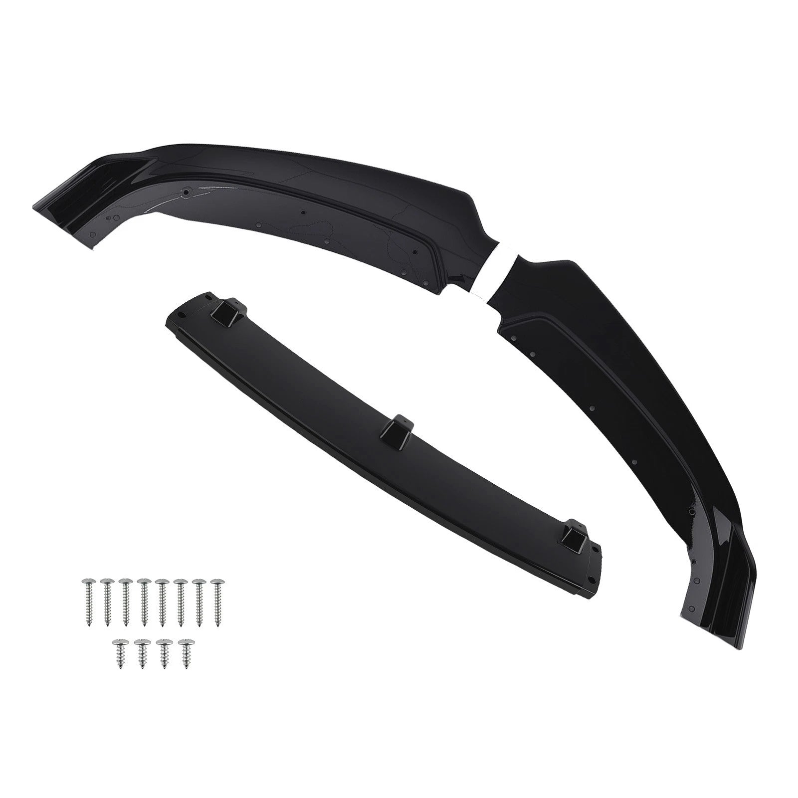 Gloss Black Front Bumper Splitter for BMW F30 320i 328i (2012–2015)