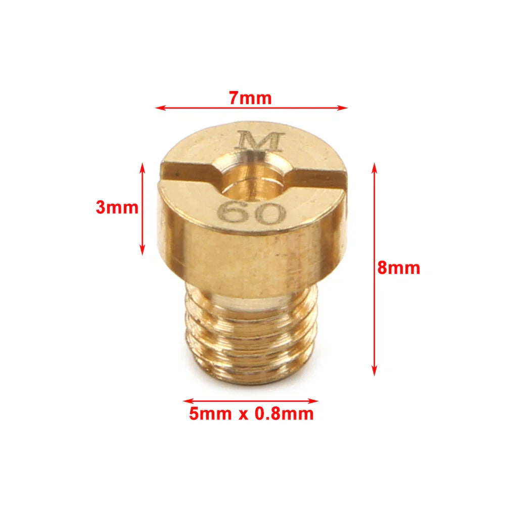 45-72 M5 Main Jet for Dellorto Carburetor SHA SHB UA UB PHBG VHB-CS VHBT-CS