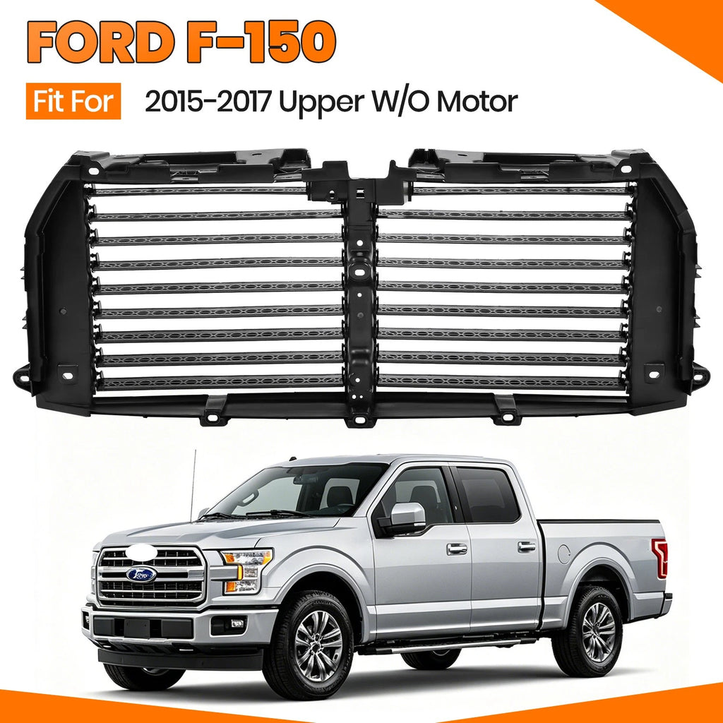 Upper Grille Radiator Air Shutter Assembly for Ford F-150 (2015–2017)