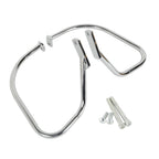 Saddlebag Guard Bar for Harley Softail Heritage Springer (1997–1999) Black/Chrome