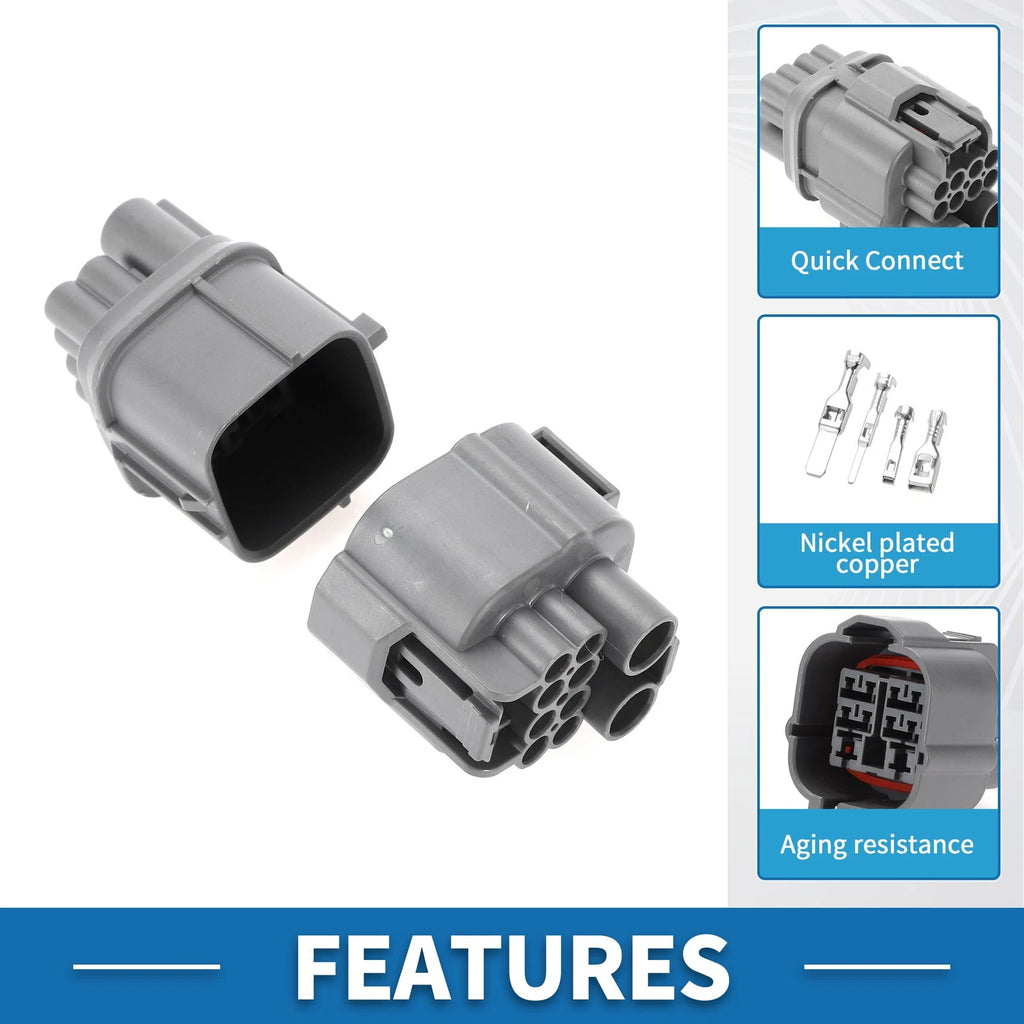 10 Pin High Current Wiring Harness Connector Plug for Honda Acura 