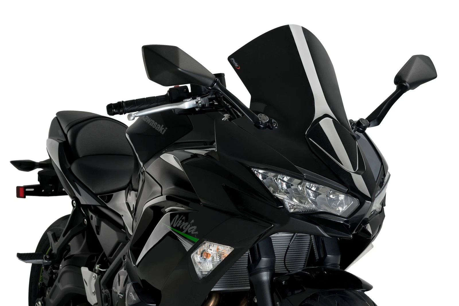 Windscreen R Racer Black for Kawasaki