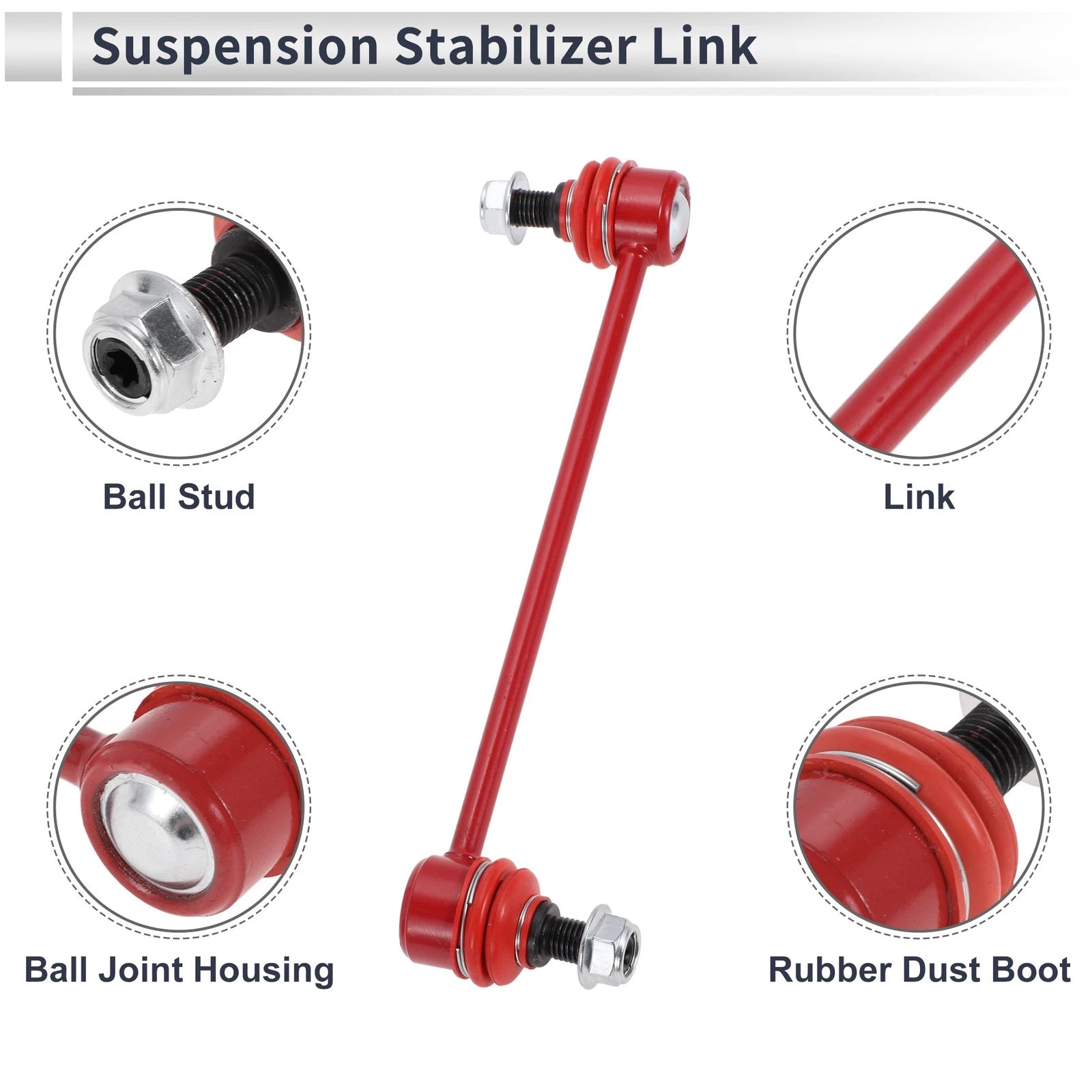Set of 2 Front Stabilizer Bar Links for Kia Sportage (2005–2010) No.K80510