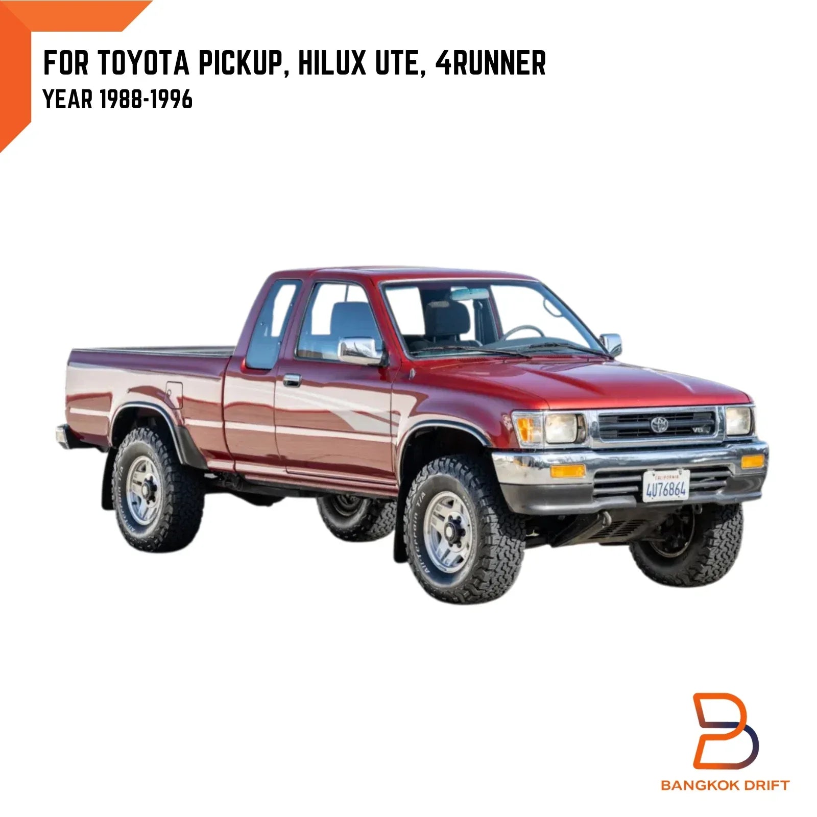 Front Door Lower Frame Bracket Garnish for Toyota Hilux Ute (1988-1996)
