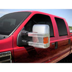 Putco Chrome Mirror Covers for 2008-2016 Ford F250/F350 w/Turn Signals in Mirror