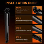 Rear Pair Shock Absorbers for Mazda 6 (2003-2008) & Ford Fusion (2006-2012)