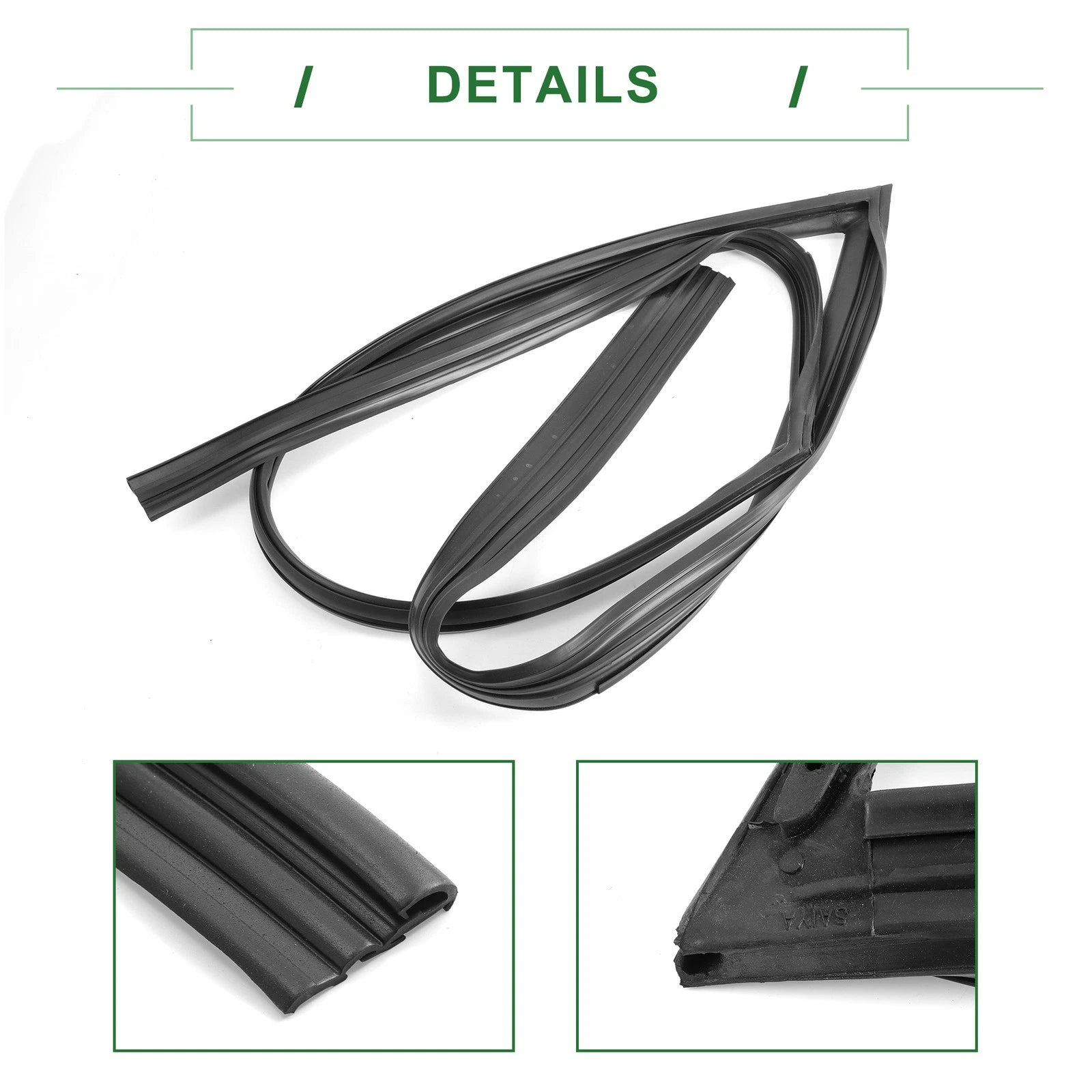Front Left Door Window Run Channel Seal Strip for Honda Accord (No. 72275SV4003)