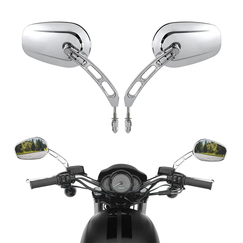 Rearview Mirrors for Harley Touring, Street Glide, Softail, Dyna (2000–2023)