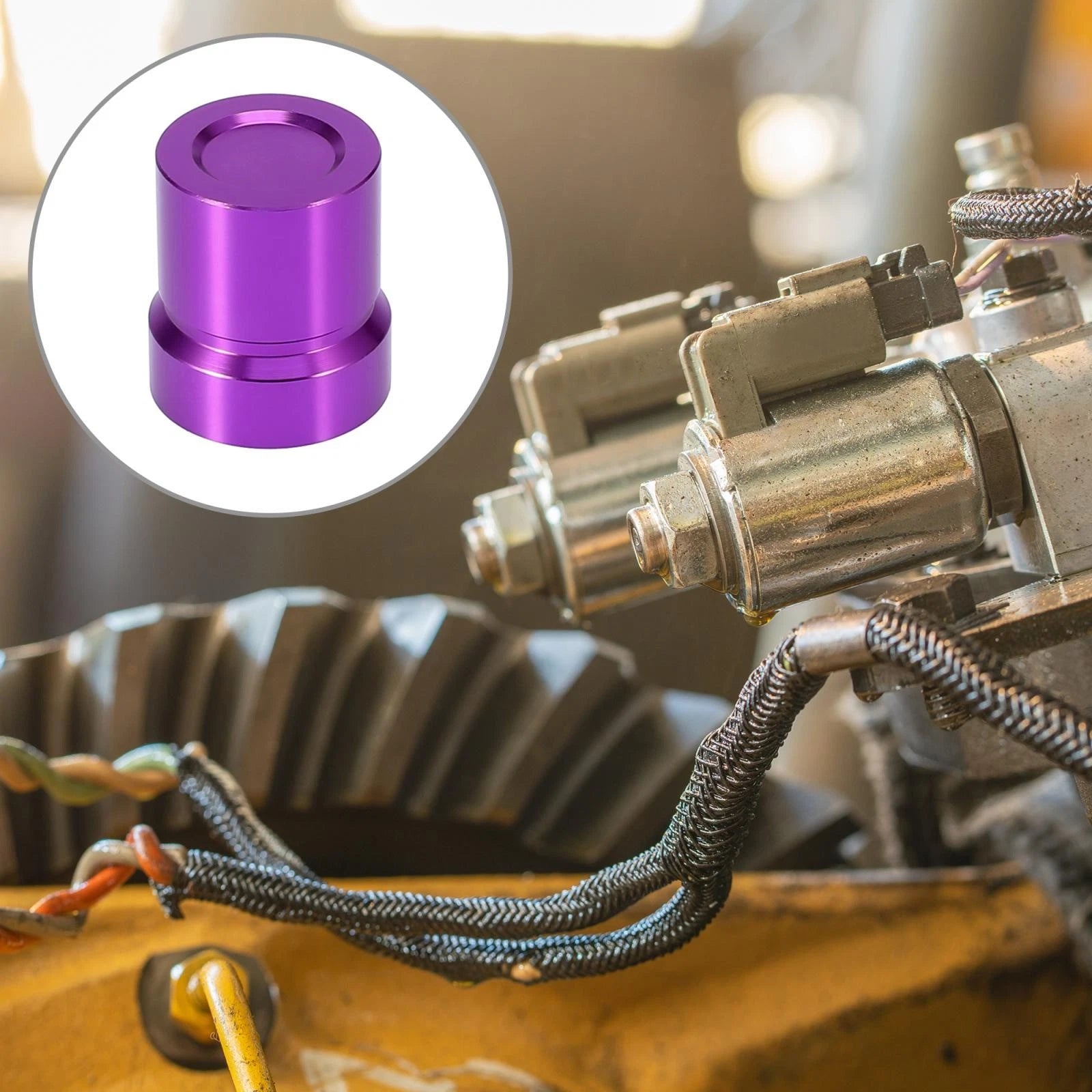 Solenoid Valve Cover Cap Purple for Honda B-series D-series H-series (1990–2001)