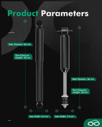 Front & Rear Full Set Shocks Struts for Chevrolet Astro GMC Safari (1985–2005)