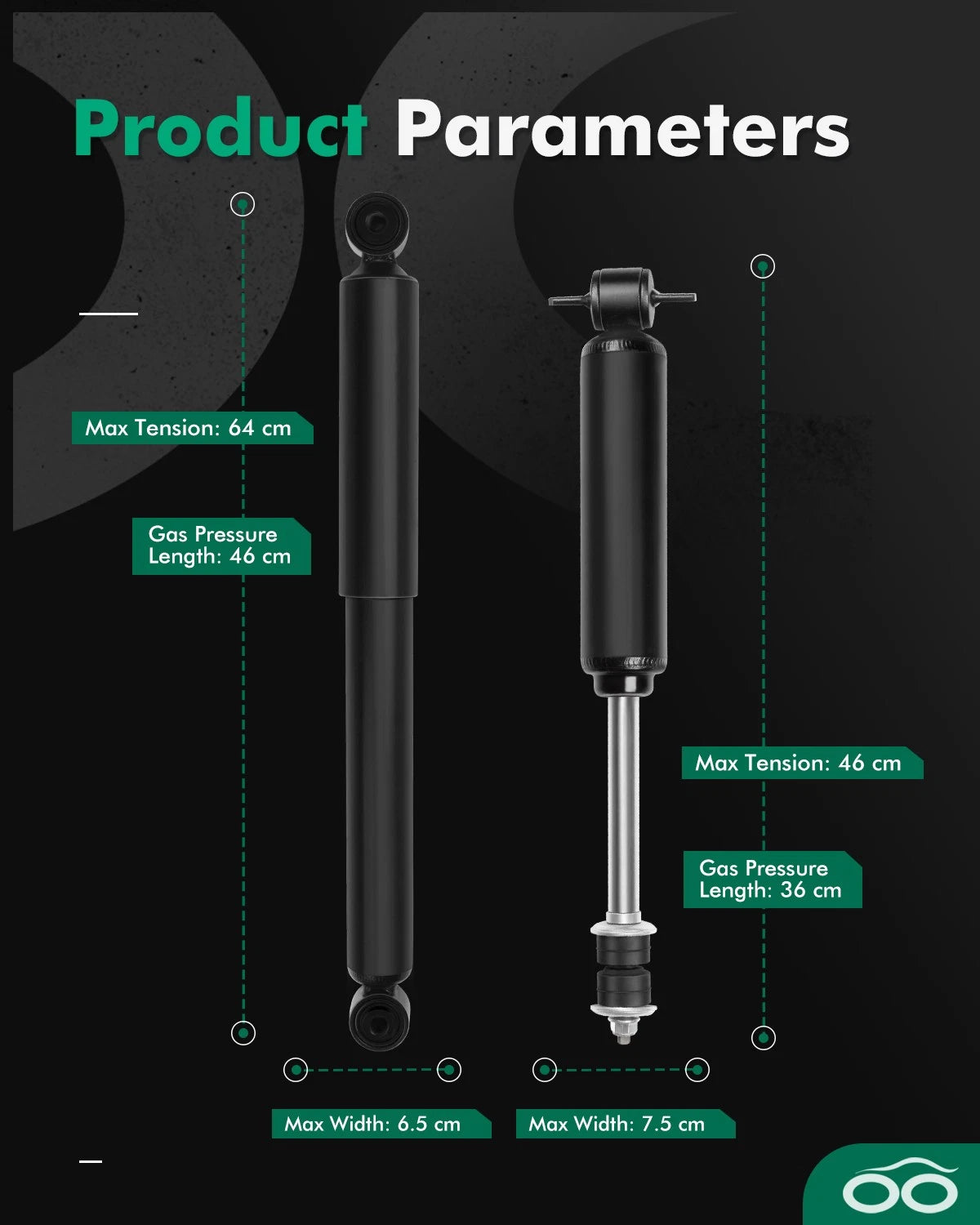 Front & Rear Full Set Shocks Struts for Chevrolet Astro GMC Safari (1985–2005)