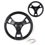 3 Spoke Carbon Fiber Steering Wheel for Boat (14 Inch/345mm)