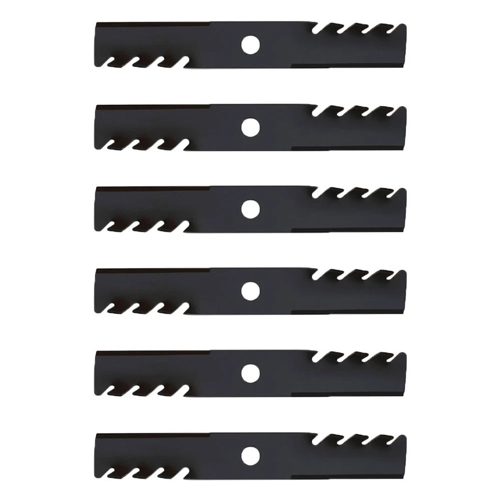 Set of 6 Mulching Mower Blades for Exmark (Fits 103-6396-S)