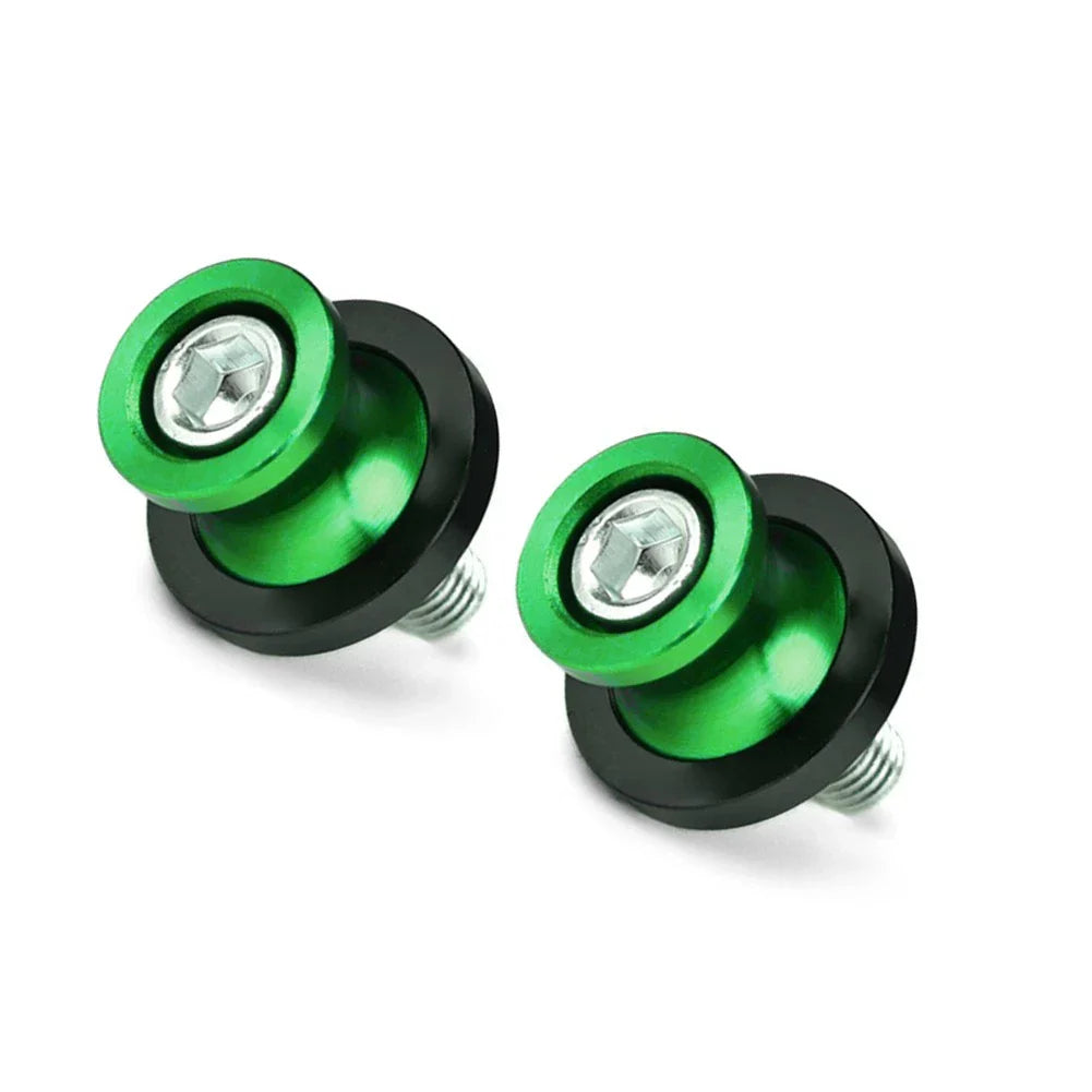 8mm Swingarm Spools for Honda CBR500R CBR600 CBR1000RR - Green