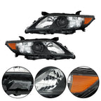 Set of 2 Halogen Headlights and Fog Lights for Toyota Camry (2010–2011)