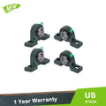 Set of 4 Pillow Block Mounted Ball Bearings for Various Applications