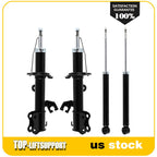 Set of 4 Front Rear Struts Shocks for Nissan Versa (2015–2019)
