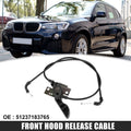 Hood Release Cable for BMW 528i 535i 760Li 530i (2000–2007) 51237183765