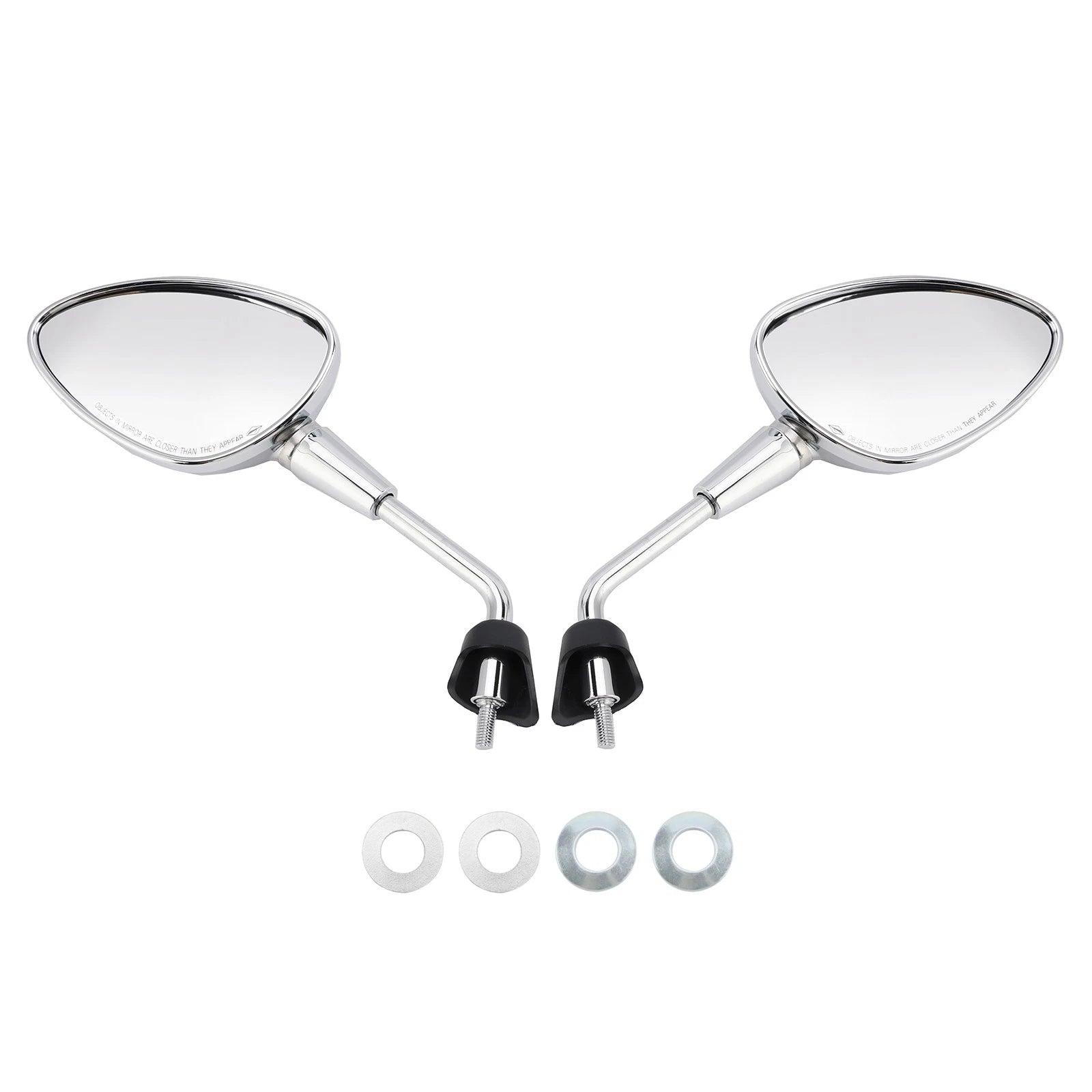 Chrome Mirror Set for Vespa GTS 125 300 HPE, Sprint, Primavera 50 125 150