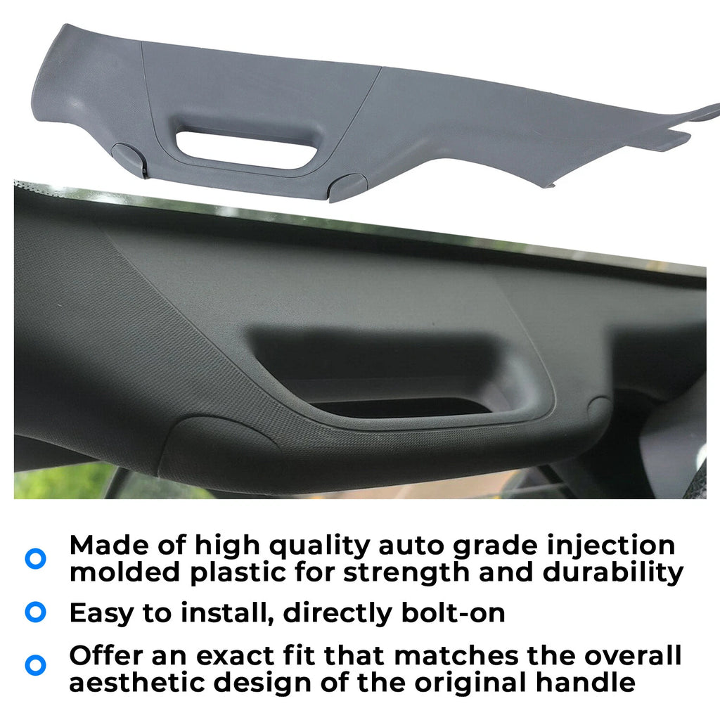 Left Driver A Pillar Handle Trim Grey for Ford F250 F350 F550 (2011–2016)
