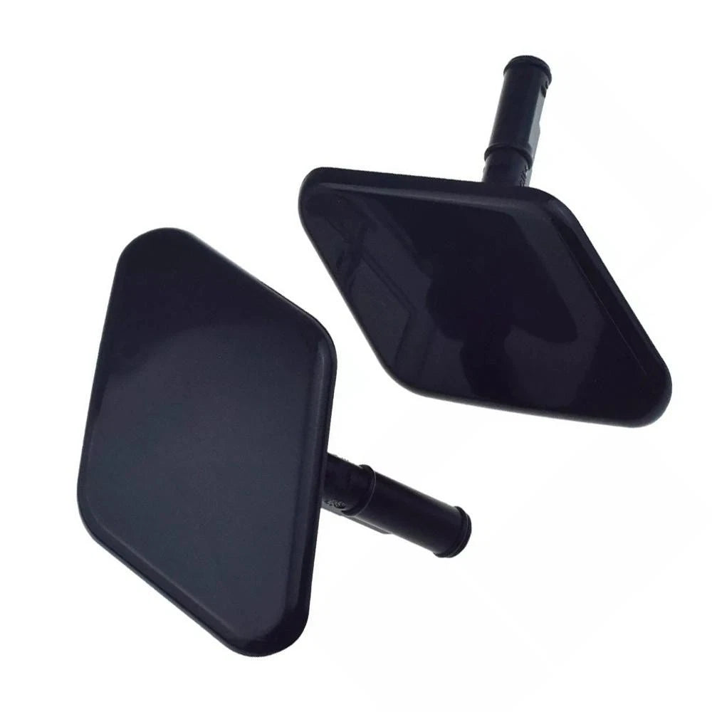 Headlight Washer Jet Caps Pair Black for Kia Sportage (2010–2016)