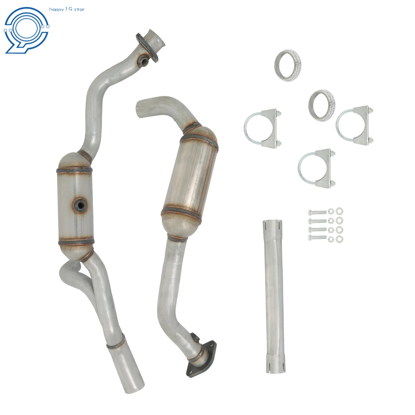 Complete Front Catalytic Converter Set for Jeep Wrangler (2010–2011)