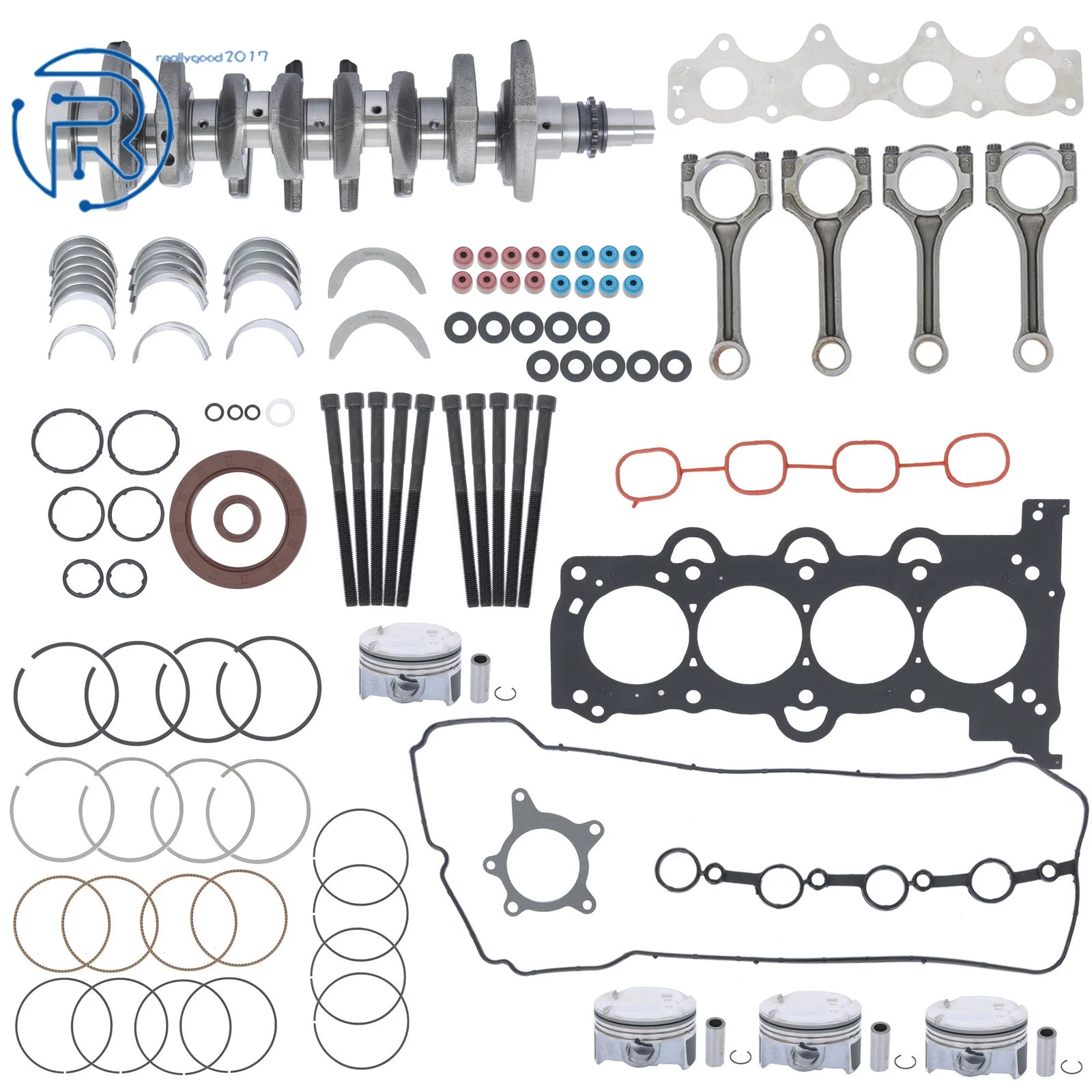 Overhaul Piston Gasket Kit for Hyundai KIA G4FJ (1.6L Engine)