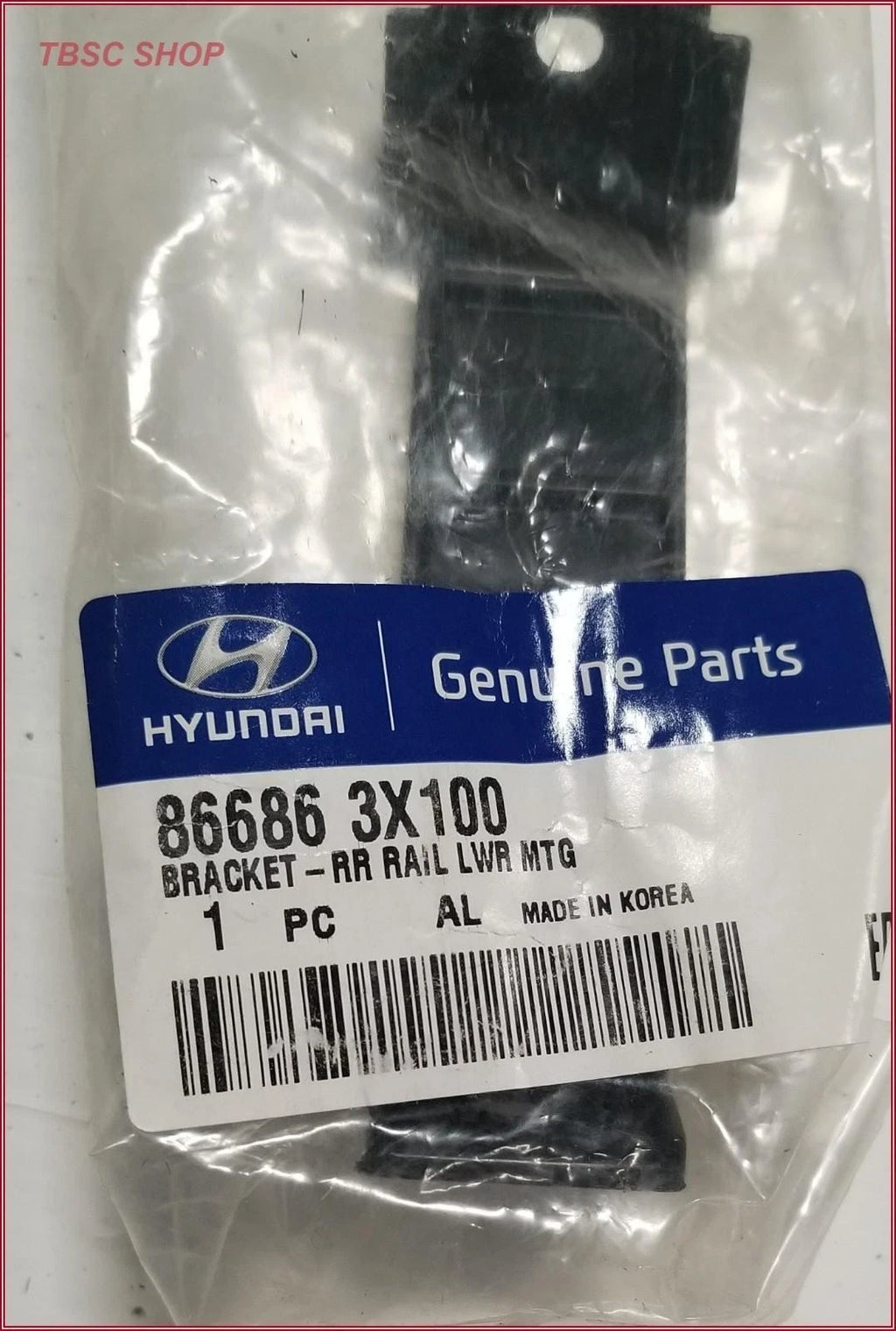 Rear Rail Lower Mounting Bracket for Hyundai Elantra (2011–2013) 86686-3X100