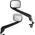 Set of 2 Chrome Hood Signal Lights for Freightliner Cascadia (2018–2023)