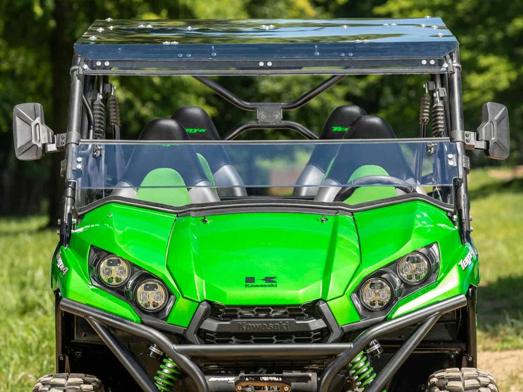 Scratch Resistant Full Windshield for Kawasaki Teryx 800 / 4 800 (2016–2023)
