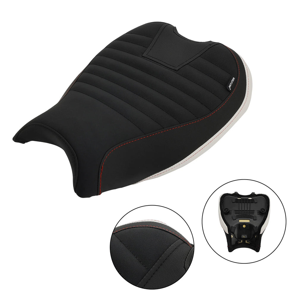 Front Rider Seat Cushion PU Strip White for Streetfighter V2 (2022–2023)