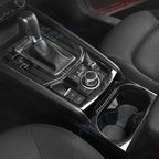 Titanium Console Gear Shift Cup Holder Panel Cover Trim for Mazda CX-5 (2017-2025)