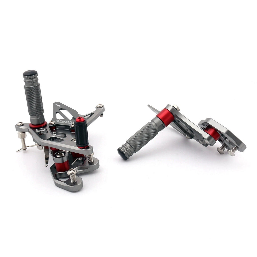 Racing Rearsets Footrest Set for Suzuki GSXR 600/750 (2011–2019)