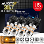 2X LED Turn Signal Light Bulbs for AUXITO 3156 3157 (CANBUS, Amber)
