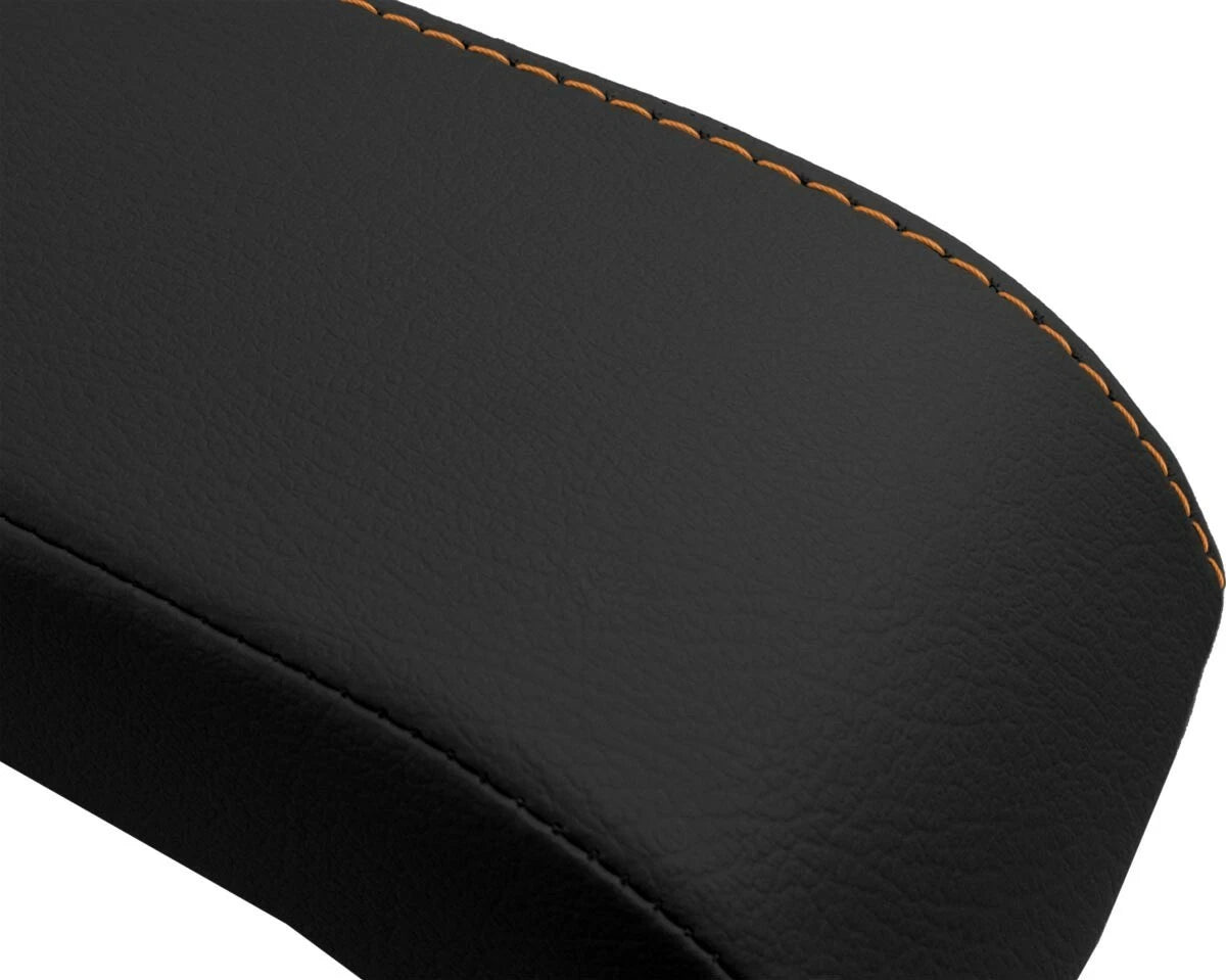 Console Lid Pull Over Cover for Infiniti FX35 (2003–2005) Orange Stitch