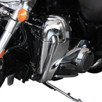 Chrome Lower Vented Leg Fairing Glove Box for Harley-Davidson Touring