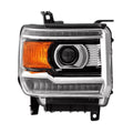 HID Headlight for GMC Sierra 2500HD/3500HD (2016–2019) w/ LED DRL RH