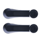 2 x Door Window Winder Crank Handle Black for Isuzu N-Series (1984–1993)