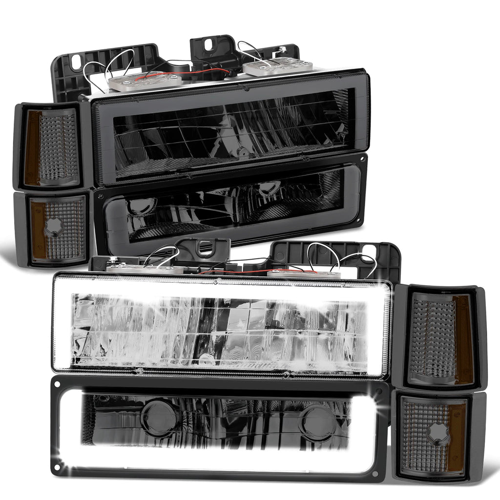 LED DRL Headlight + Signal + Amber Corner Lamp for GMC C/K 1500-3500 (1994–2000)