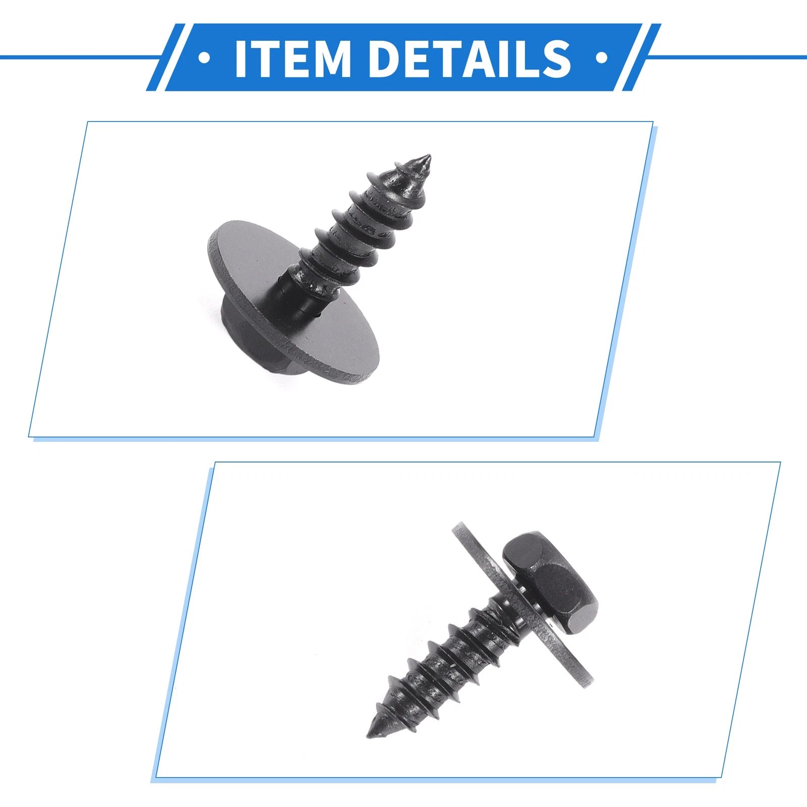 25 Pcs Fender Liner Splash Shield Bumper Cover Screw for Toyota Avalon (1995–2020)