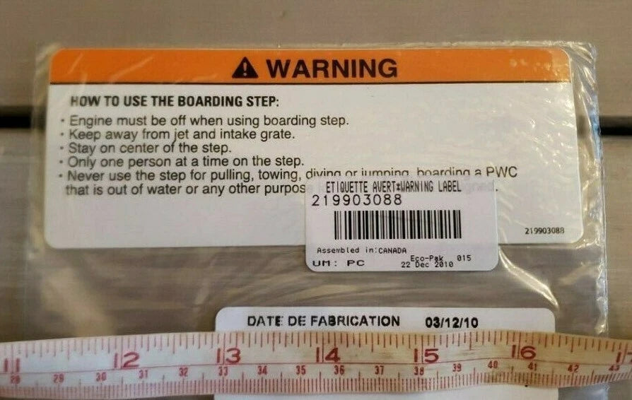 Boarding Step Sticker for Yamaha Kawasaki Sea-Doo Waverunner