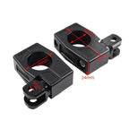 32MM Highway Crash Bar Mount Foot Peg Rest Clamp Bracket for Harley