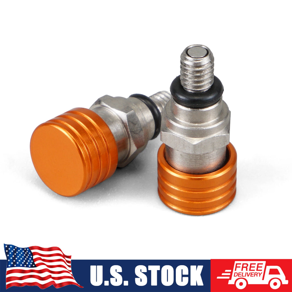 CNC Fork Bleeder Valves M4x0.7 for KTM 50SX 65SX 85SX 105SX 125SX 144SX 250SX (2000–2023)