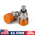 CNC Fork Bleeder Valves M4x0.7 for KTM 50SX 65SX 85SX 105SX 125SX 144SX 250SX (2000–2023)