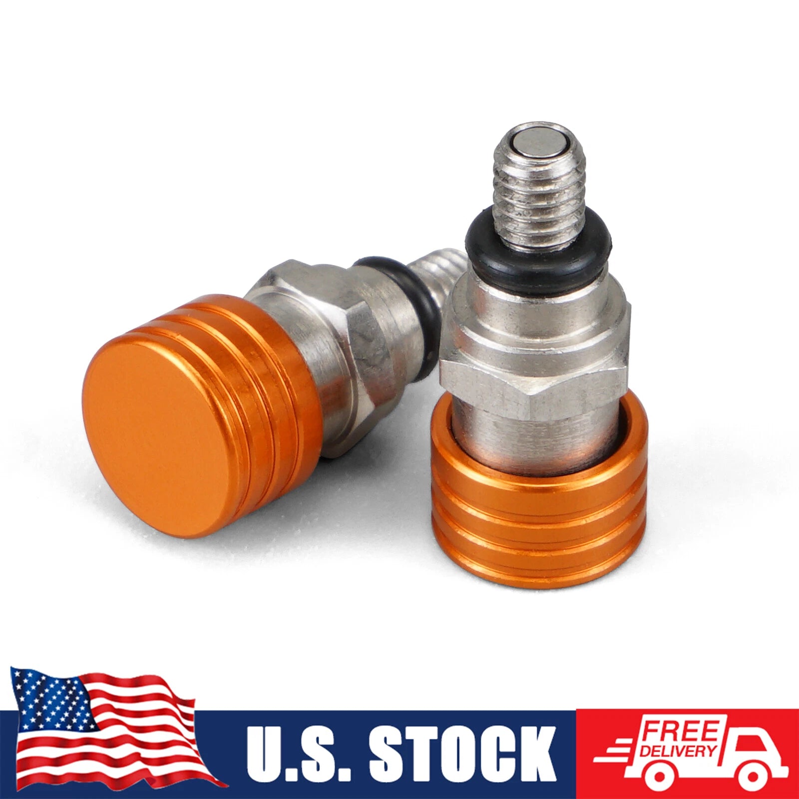 CNC Fork Bleeder Valves M4x0.7 for KTM 50SX 65SX 85SX 105SX 125SX 144SX 250SX (2000–2023)