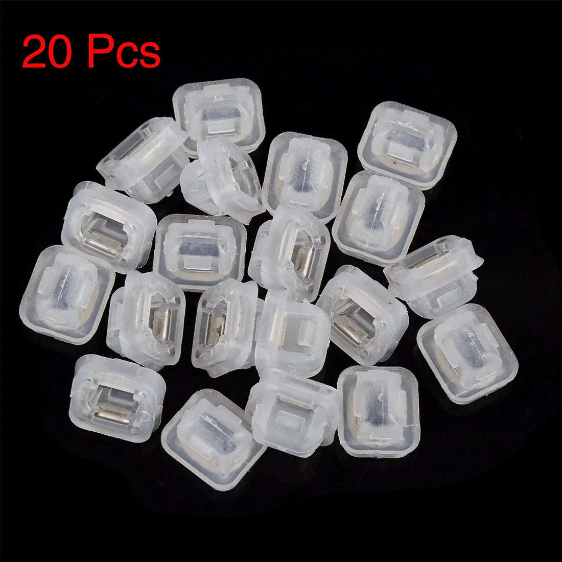 20pcs Plastic White Retainer Clips for BMW E46 E90 E91 E92 320i 323i