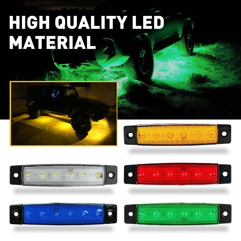 10X LED Rock Underbody Wheel Lights for Jeep Offroad (YYYY–YYYY)